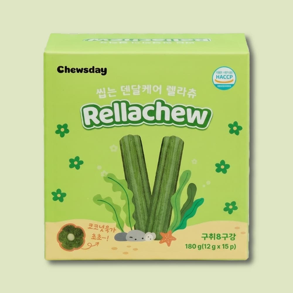 Chewsday  -  Rellachew+海藻潔齒骨180g (12gx15p)
